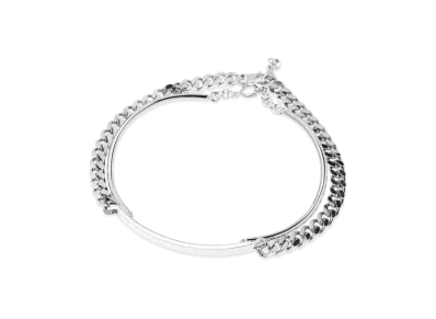 MM6 Maison Margiela Mixed Chain Necklace "Silver"