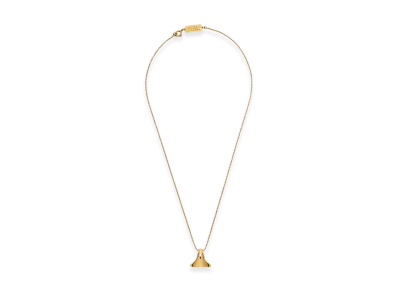MM6 Maison Margiela New Signature Necklace "Yellow Gold"
