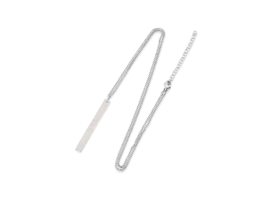 MM6 Maison Margiela Numeric Bar Necklace "Silver"