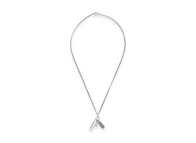 MM6 Maison Margiela Women's Graffetta' Necklace "Silver"