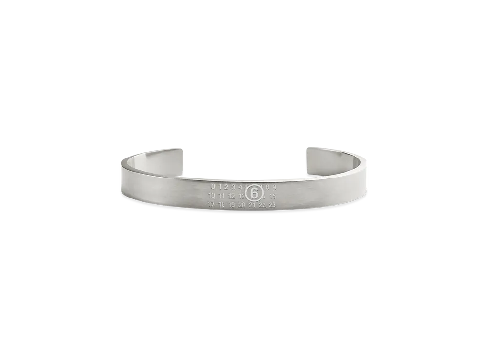 MM6 Maison Margiela Numeric Bracelet Cuff "Silver"