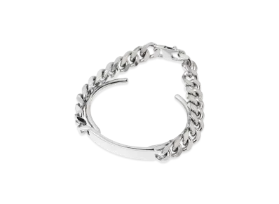 MM6 Maison Margiela Enamel Logo Cuff "Silver"