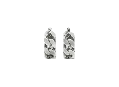 MM6 Maison Margiela Chain Earrings "Gray"