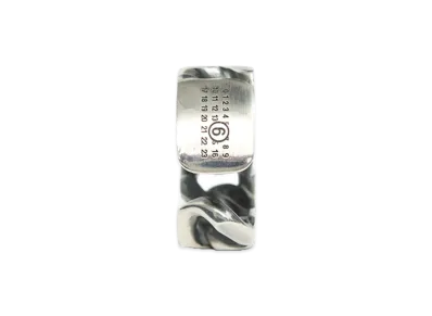 MM6 Maison Margiela Women's Chain Ear Cuff "Silver"