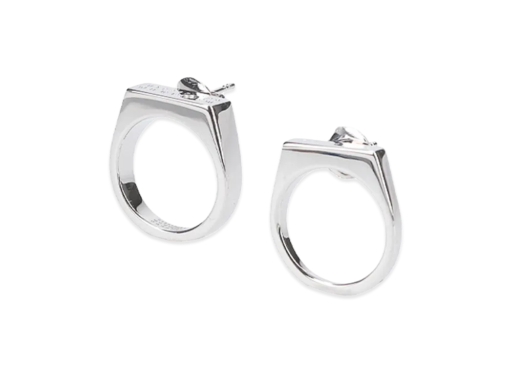 MM6 Maison Margiela Women's Earrings "Silver"