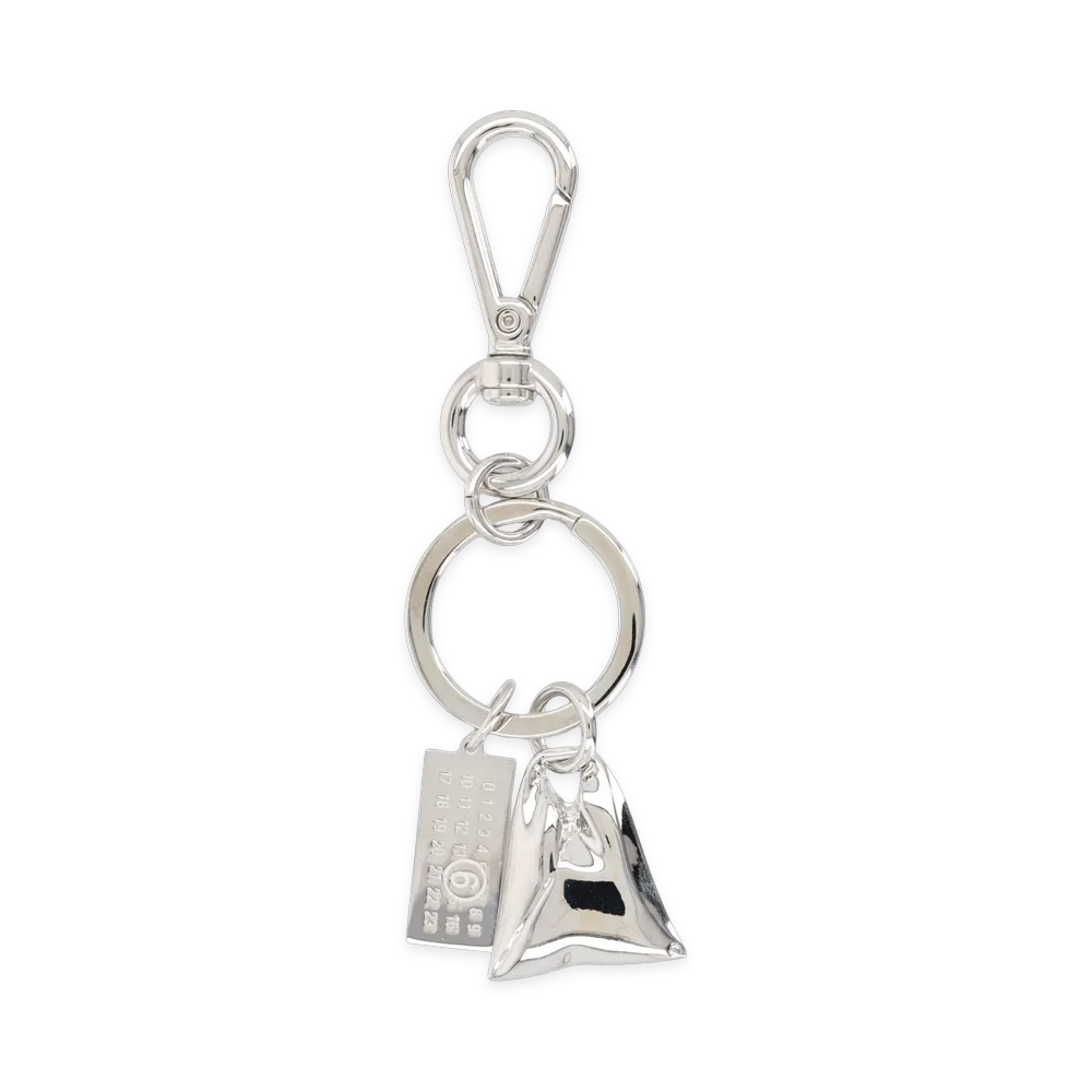 MM6 Maison Margiela Women's Charm Japanese Bag "Silver"