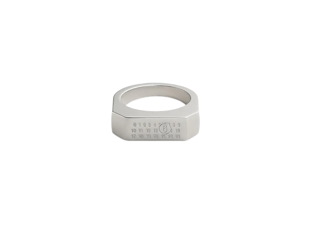 MM6 Maison Margiela Numeric Ring "Silver"