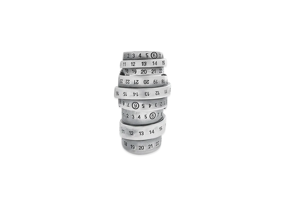 MM6 Maison Margiela Numbering Ring "Silver"