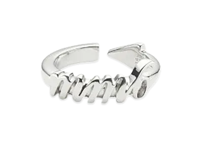 MM6 Maison Margiela Women's Ring "Silver"