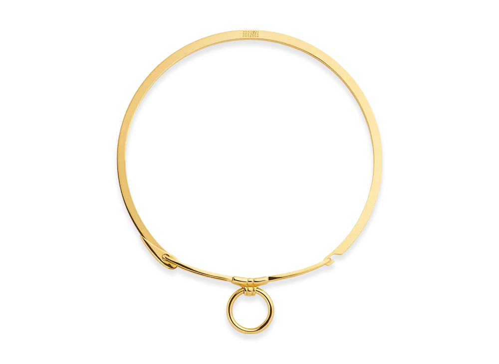 MM6 Maison Margiela Key Chain Choker "Gold"