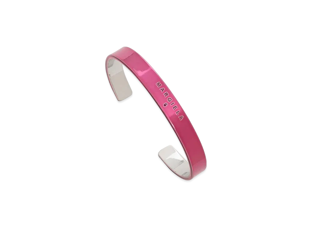 MM6 Maison Margiela Bangle Bracelet "Fuchsia"