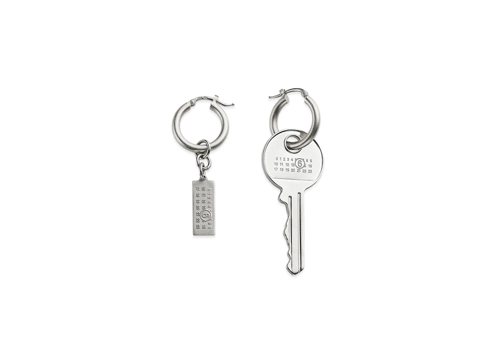 MM6 Maison Margiela Key Earrings "Silver"