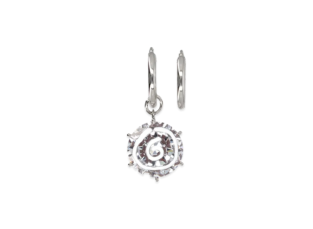 MM6 Maison Margiela Women's Earrings "Silver"