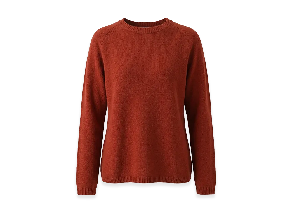 S Max Mara Women's Giori Crew Neck Sweater "Orange"