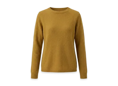 S Max Mara Women's Giori Crew Neck Sweater "Ochre"