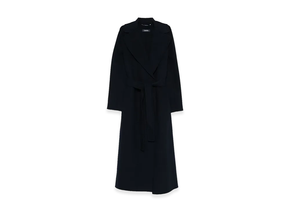S Max Mara Women's Poldo Double-Faced Coat "Midnight Blue"