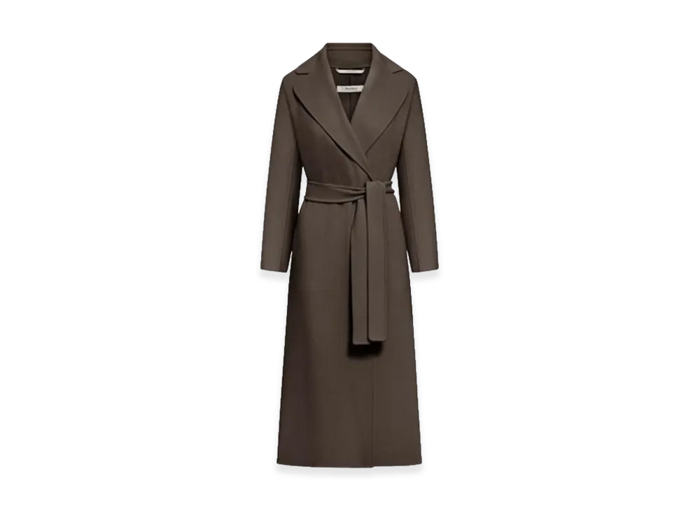 S Max Mara Women's Poldo Double-Faced Coat "Brown"
