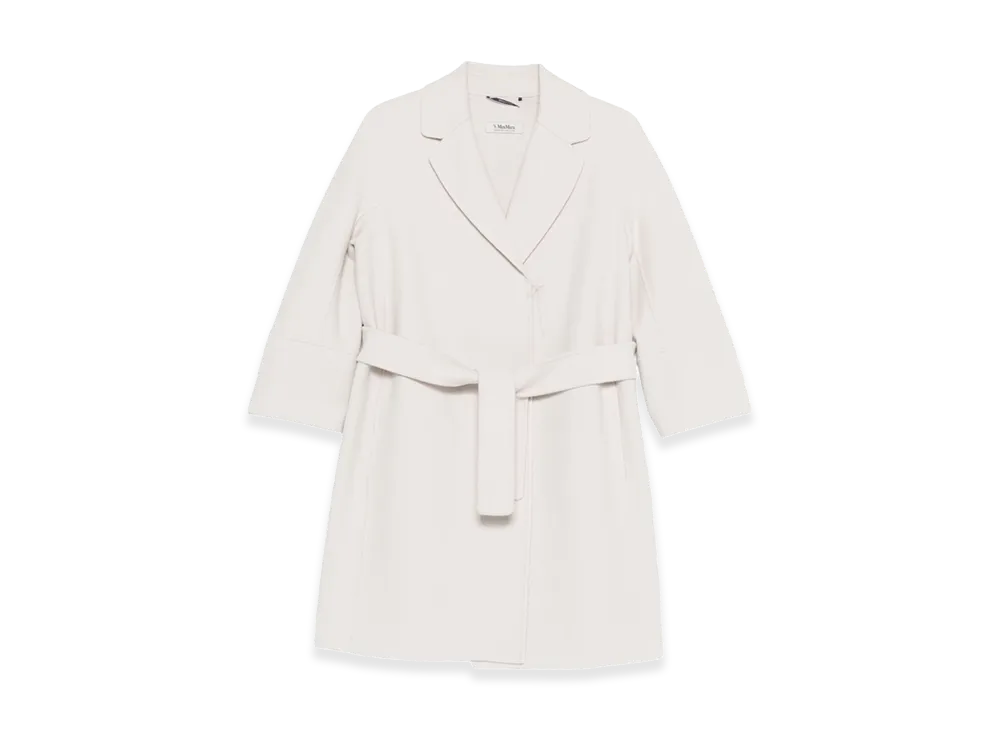 S Max Mara Women's Arona Gown Coat "Ivory"