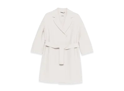 S Max Mara Women's Arona Gown Coat "Ivory"