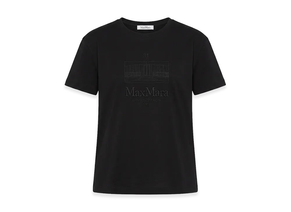 S Max Mara Women's Bella T-Shirt "Black"