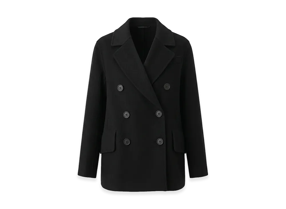 S Max Mara Women's Lukas Double-Faced Jacket "Black"