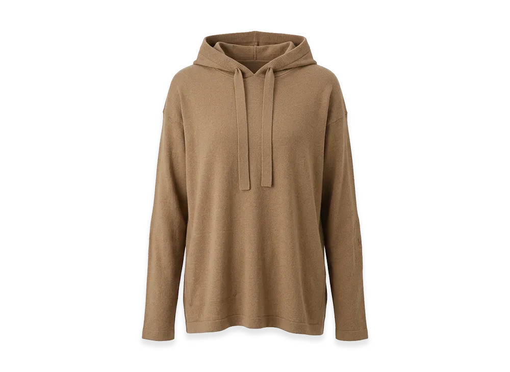 S Max Mara Women's Eroico Hoodie Knit "Camel"