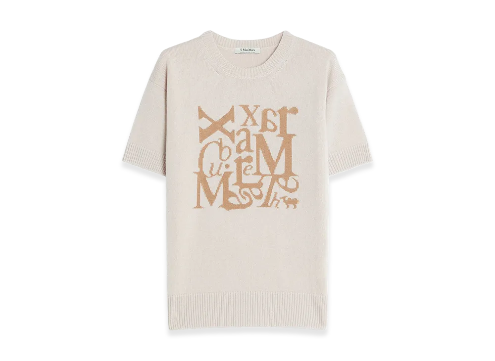 S Max Mara Women's Felicia Jacquard Knit "Beige"