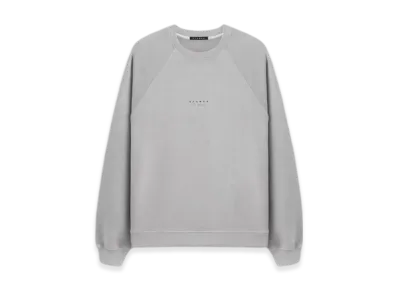 STAMPD Stack Logo Raglan Crewneck "Grey"