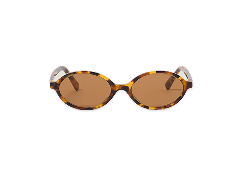 MIU MIU Miu Regard Sunglasses "Camel Lens"