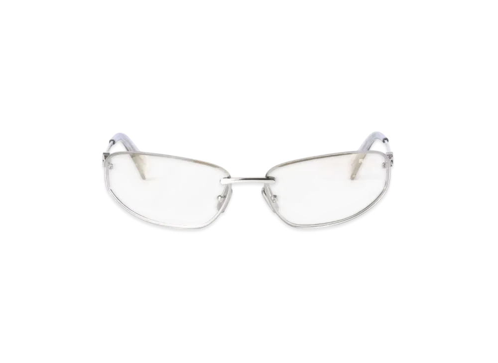 MIUMIU Runway Sunglasses "Silver Sfumato Transparent Lens"