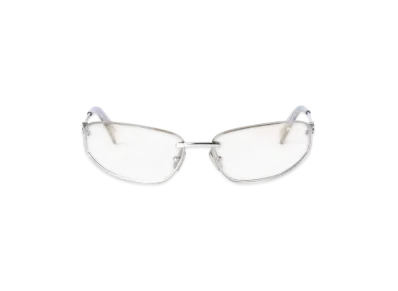 MIUMIU Runway Sunglasses "Silver Sfumato Transparent Lens"