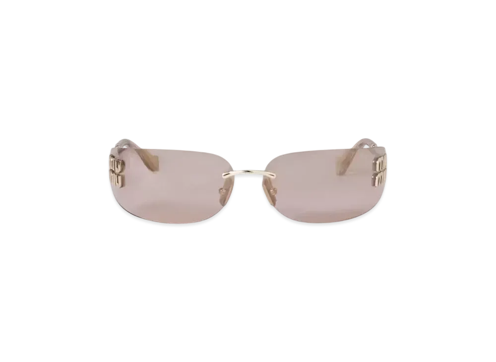 MIUMIU Logo Sunglasses "Bronze"