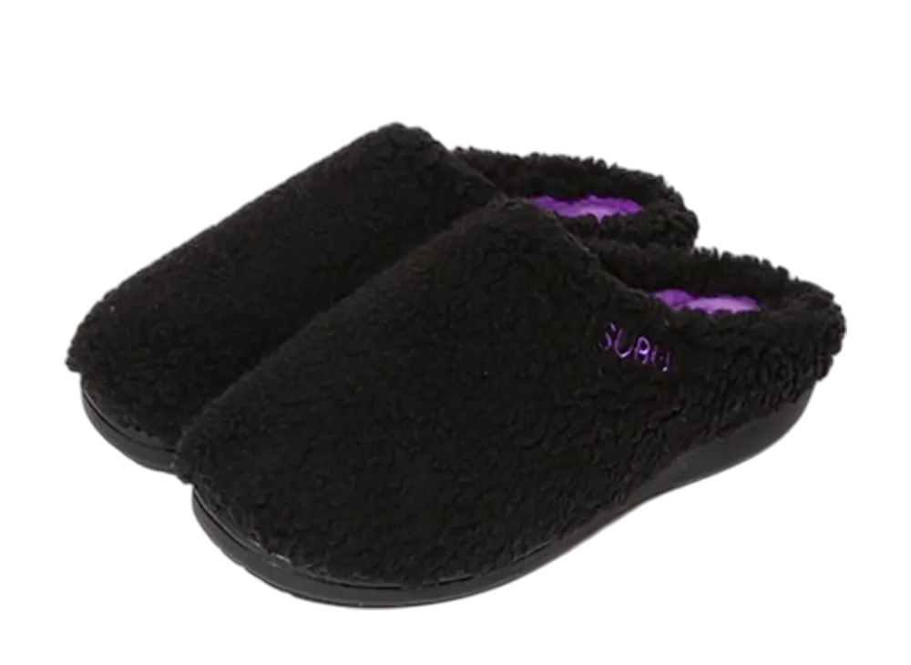 MANASTASH x SUBU Boa Fleece Sandal "Black"