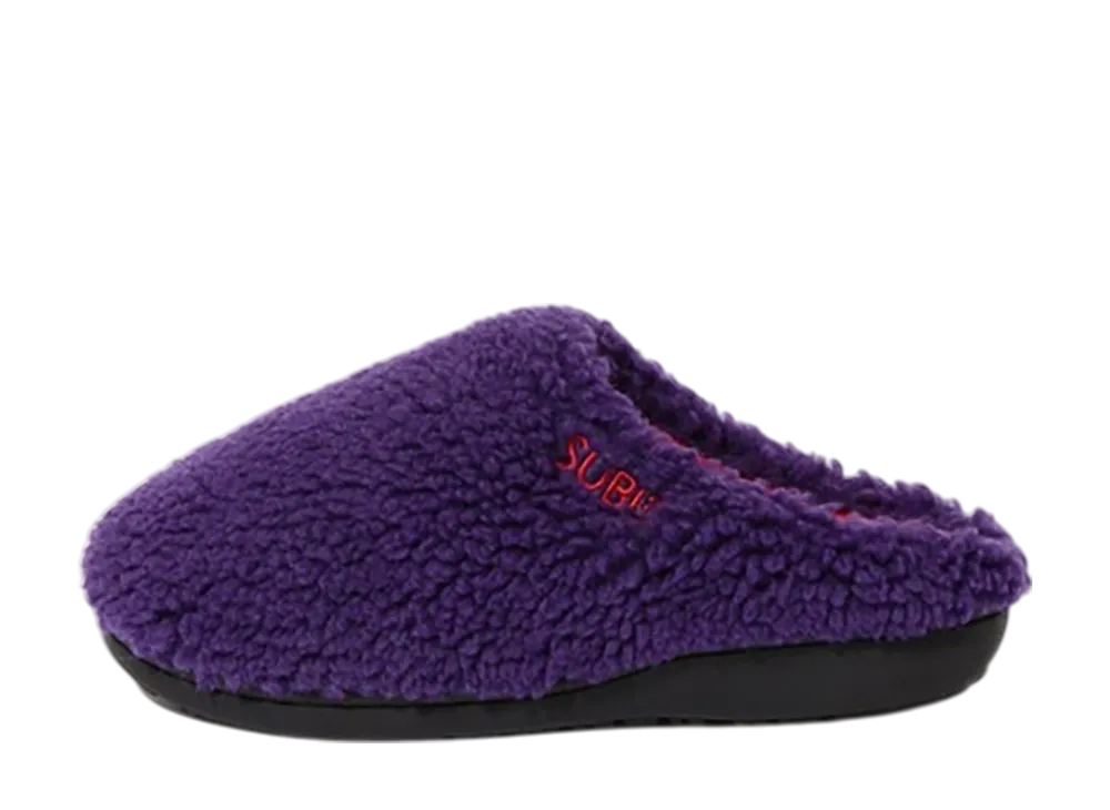 MANASTASH x SUBU Boa Fleece Sandal "Purple"