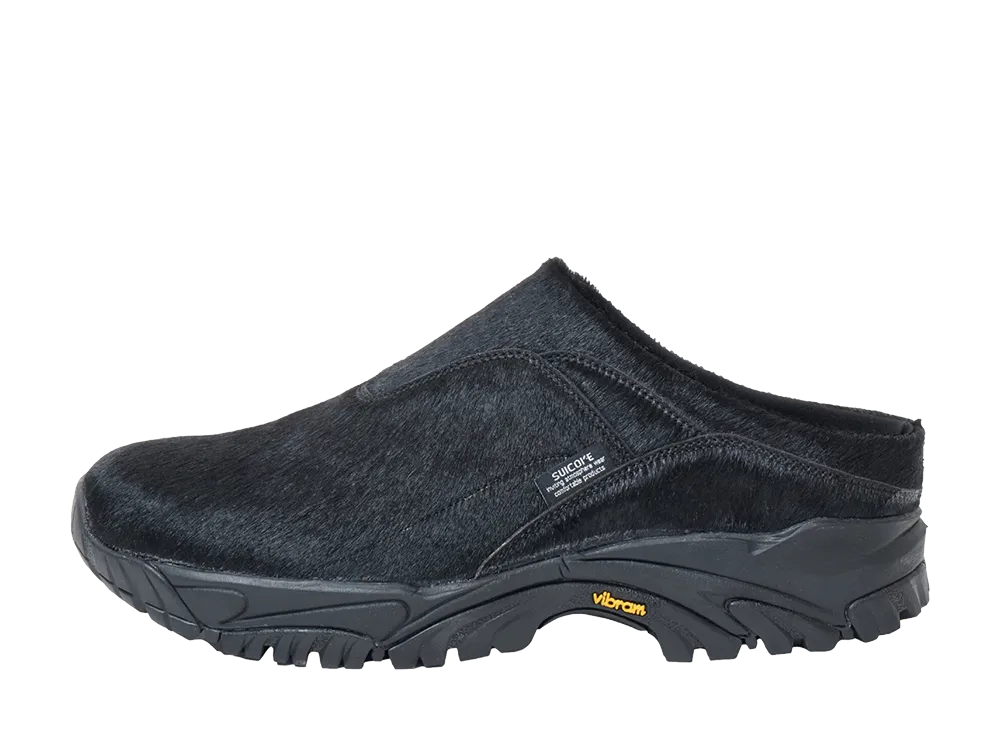 MATSUFUJI x SUICOKE Hair Calf Mule "Black"