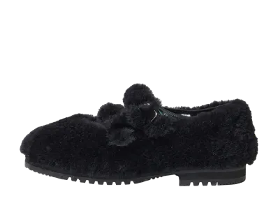MATSUFUJI x SUICOKE Mouton Shoes "Black"