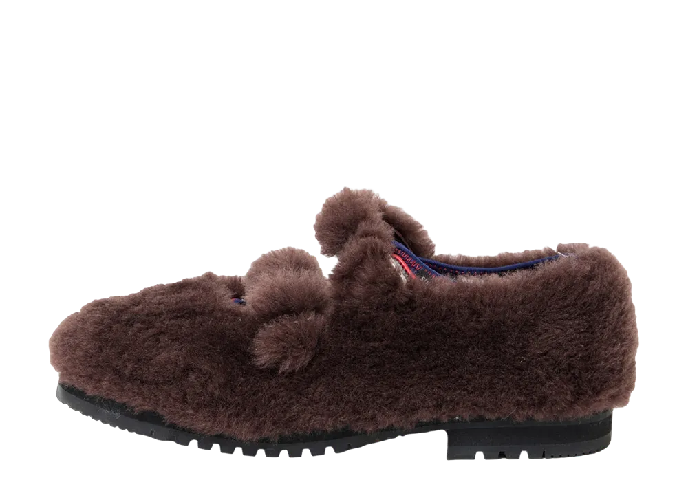 MATSUFUJI x SUICOKE Mouton Shoes "Brown"