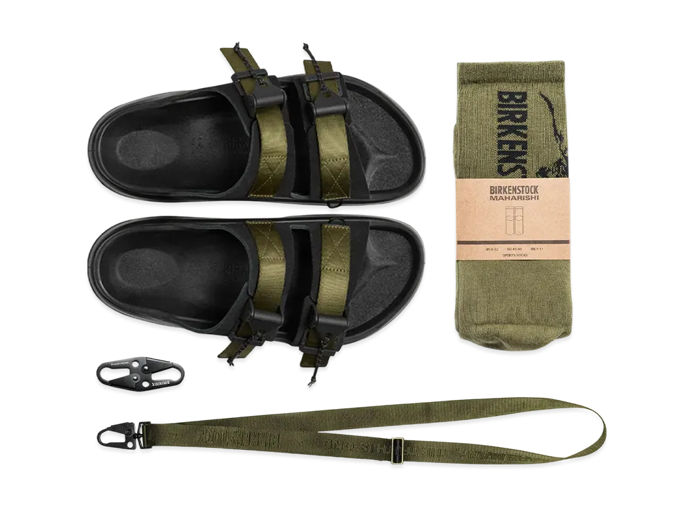 Maharishi x BIRKENSTOCK Mogami Terra Tech Pack "Black/Olive"