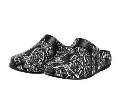 TAKAHIROMIYASHITATheSoloist. x OOFOS Clog "Music Note Black"