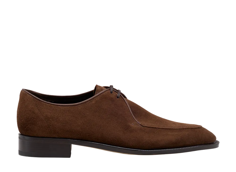 JOHN LOBB Manchester Soft "Dark Brown Suede"