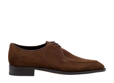 JOHN LOBB Manchester Soft "Dark Brown Suede"