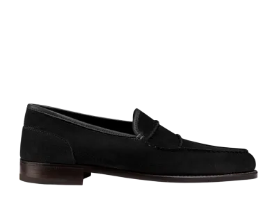 JOHN LOBB Bath "Black Suede"