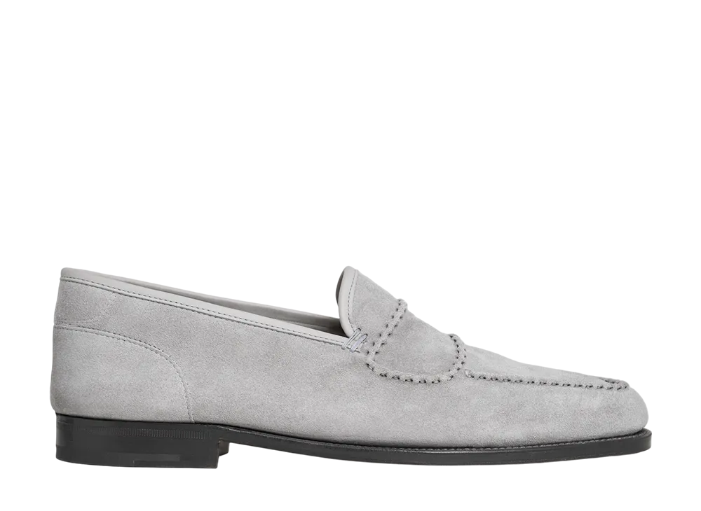 JOHN LOBB Bath "Lead Suede"