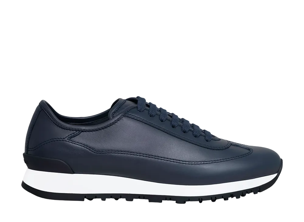 JOHN LOBB Foundry 2 "Dark Navy Natural Calf"