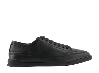 JOHN LOBB Court "Black Natural Calf"