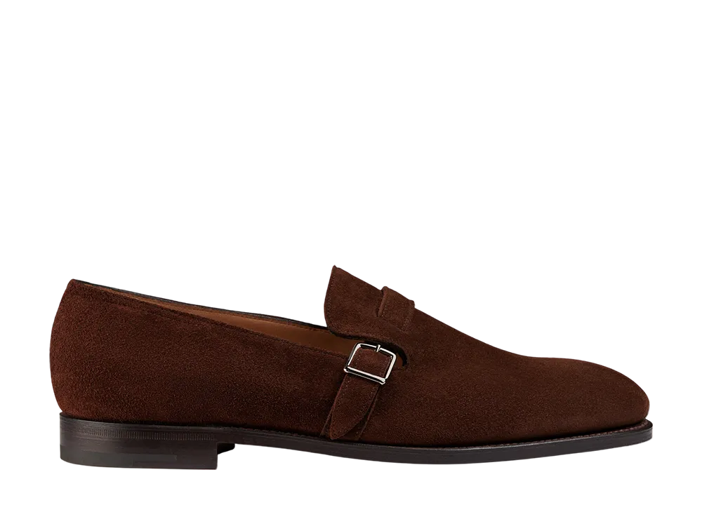JOHN LOBB Delano 2 "Dark Brown Suede"