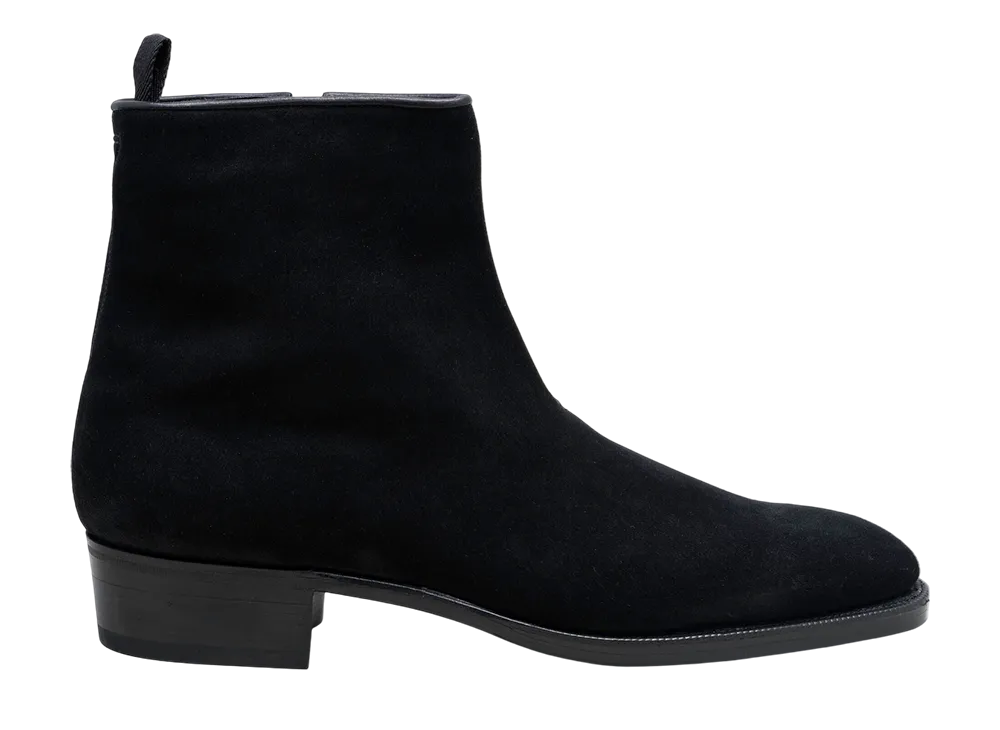 JOHN LOBB Freddi "Black Suede"