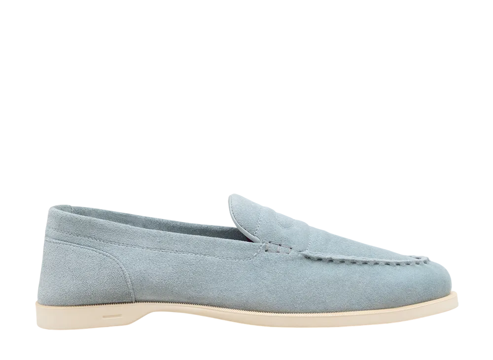 JOHN LOBB Pace "Ice Blue Suede"