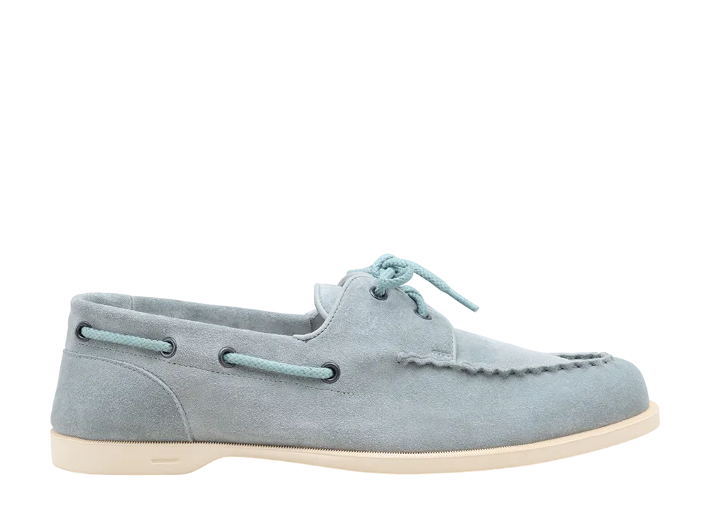 JOHN LOBB Foil "Ice Blue Suede"
