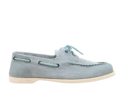 JOHN LOBB Foil "Ice Blue Suede"